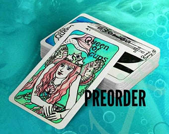 PRE-ORDER Dame Darcy Mermaid Tarot Edition 3, Tarot Decks, Oracle, Fortune telling, Witch, Halloween, Divination, Cartomancy