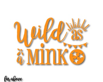 Rocky Top TN Wild as a Mink with Tristar Flourishes SVG, EPS, dxf, png, jpg digital cut file for Silhouette or Cricut Tennessee