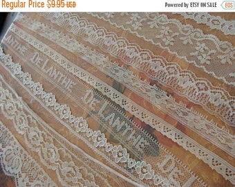 ONSALE 9 Yards Vintage and Antique Lace Lot N024 9 Yards