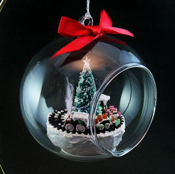 Candy Train Ornament with Gift Box