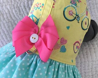 Shabby Chic Dog Harness Vest for Girl Dog Custom Made
