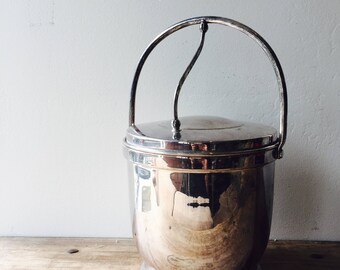 Silver Plate Ice Bucket, Silver Champagne Bucket,