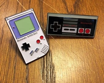 Enamel Pin Nintendo Game Boy Nintendo Controller Nintendo Enamel Pin 8 Bit Art Nintendo Pin Video Game Enamel Pin Video Game Pin NES Pin