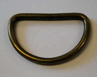 D Rings 50mm - Antique Brass
