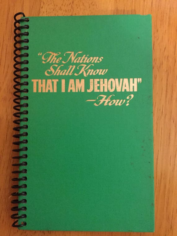 Jehovahs witness convention notebook pioneer gift journal
