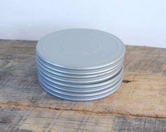 4 Vintage Film Reels with Canisters Kenco