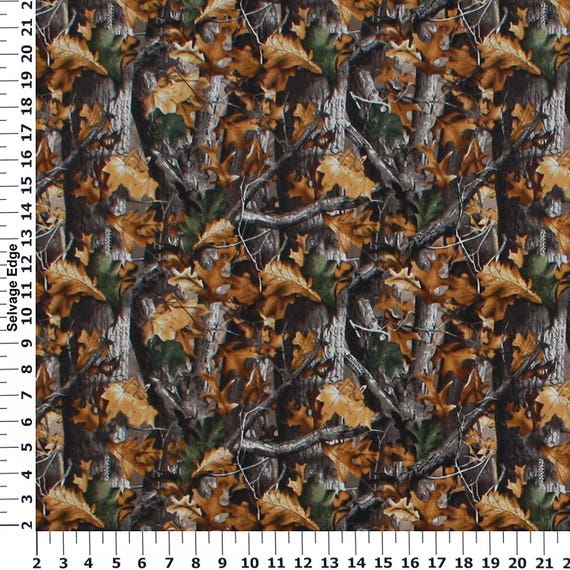 RealTree Cotton Fabric-Realtree Camo Cotton Fabric-Sold By the