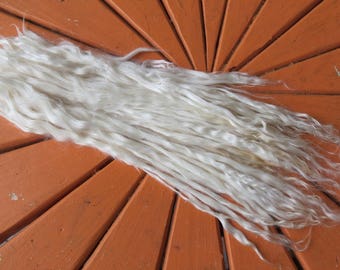 Extremely Long White Suri Locks "Elison"