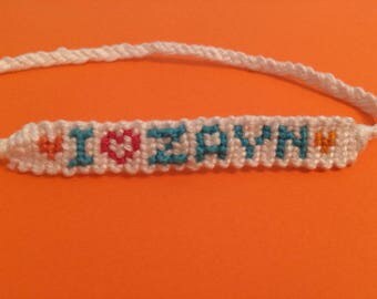 Handmade Zayn Embroidery Floss Friendship Bracelet