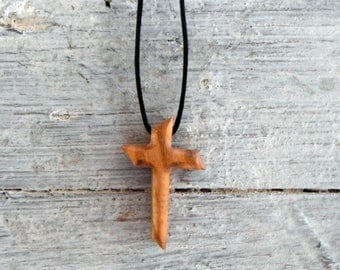 Cross Crucifix made of olive wood 13
