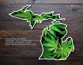 Michigan Mitten Vinyl Decal Sticker A21