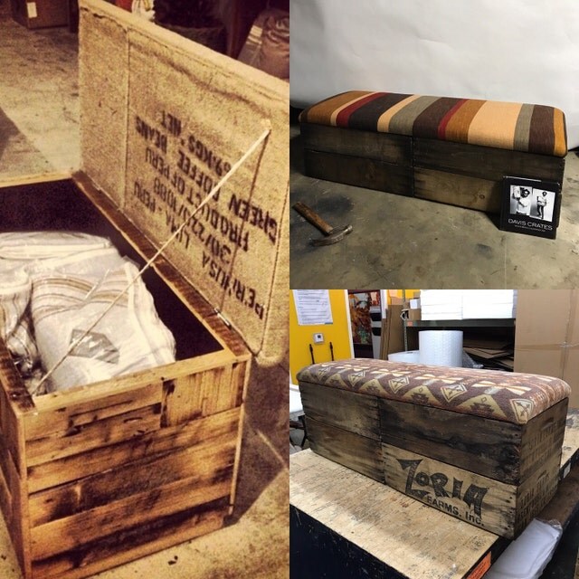 Vintage Crates Custom Furniture by Davis by DavisCratesandCo