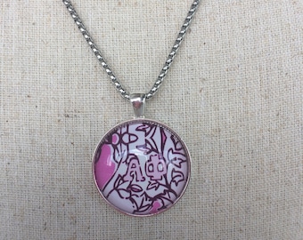 LIlly Pulitzer Alpha Phi necklace