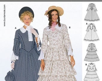2768 Burda Style, History 1848, Victorian dress, Civil War Dress, Historical gown, historical costume