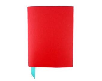 Red Book Wrap / Paper Book Cover / Book Jacket / Textbook Wrap / School Supplies / Cardstock /Book Protector / 3 Sheets