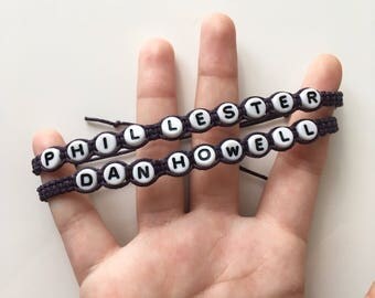 Dan and Phil youtuber hemp bracelet