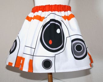 BB8 Skirt for Young Gals, Sizes 12 Months to 12 girls