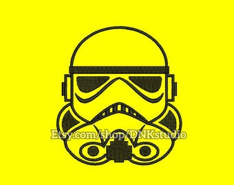 Trooper Stormtrooper Star Wars Embroidery Design - 6 Sizes - INSTANT DOWNLOAD