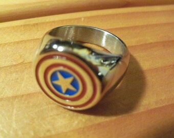 iron man and captain america rings