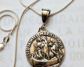 Necklace - Les Saintes Maries de la Mer 27mm - Sterling Silver + 18 inch Sterling Silver Chain