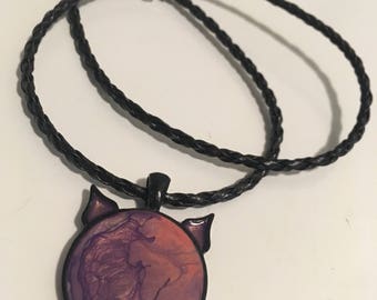 Black cat necklace for Tracey!