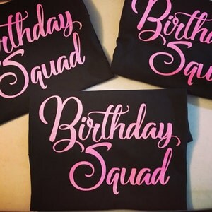 Download Birthday Squad SVG Birthday Design Birthday Girl SVG SVG