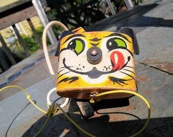 RARE 1961 Fisher Price Tawny Tiger #654