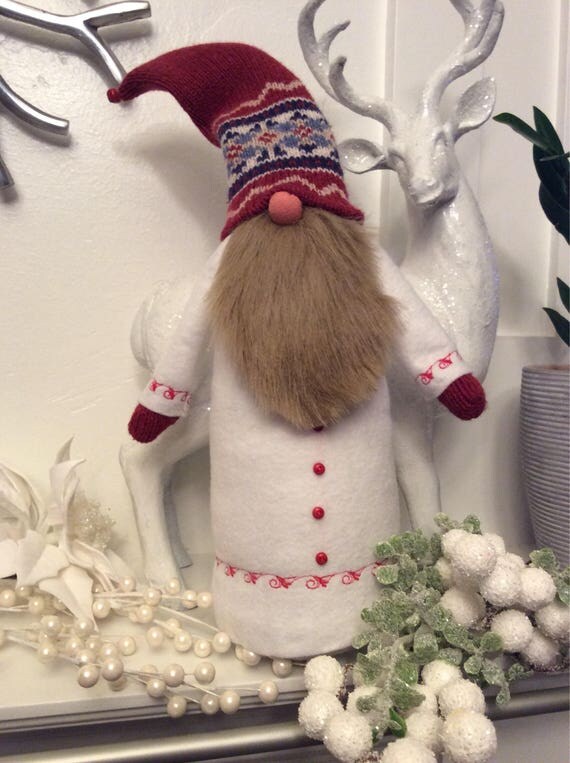 Christmas Gnome Scandinavian Decor Norwegian Gnome Swedish