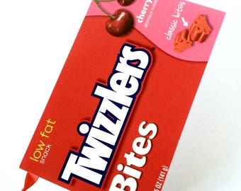 Twizzlers Recycled Candy Box Journal / Notebook Softback Style