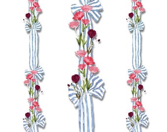 Floral swag clip art | Etsy