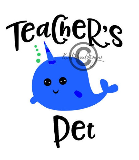 Download Narwhal Svg Teacher's Pet Svg Unicorn Svg Narwhal Dxf