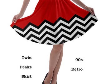 Twin Peaks Skirt, skirt, 90s, twin peaks, 90s, music, 90s films, fashion, films, 90s tv, cult, lynch