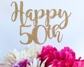 Any number topper | Fifty cake topper | Thirty | 30 cake topper | Number cake topper | Age cake topper | Glitter topper | 50 cake topper