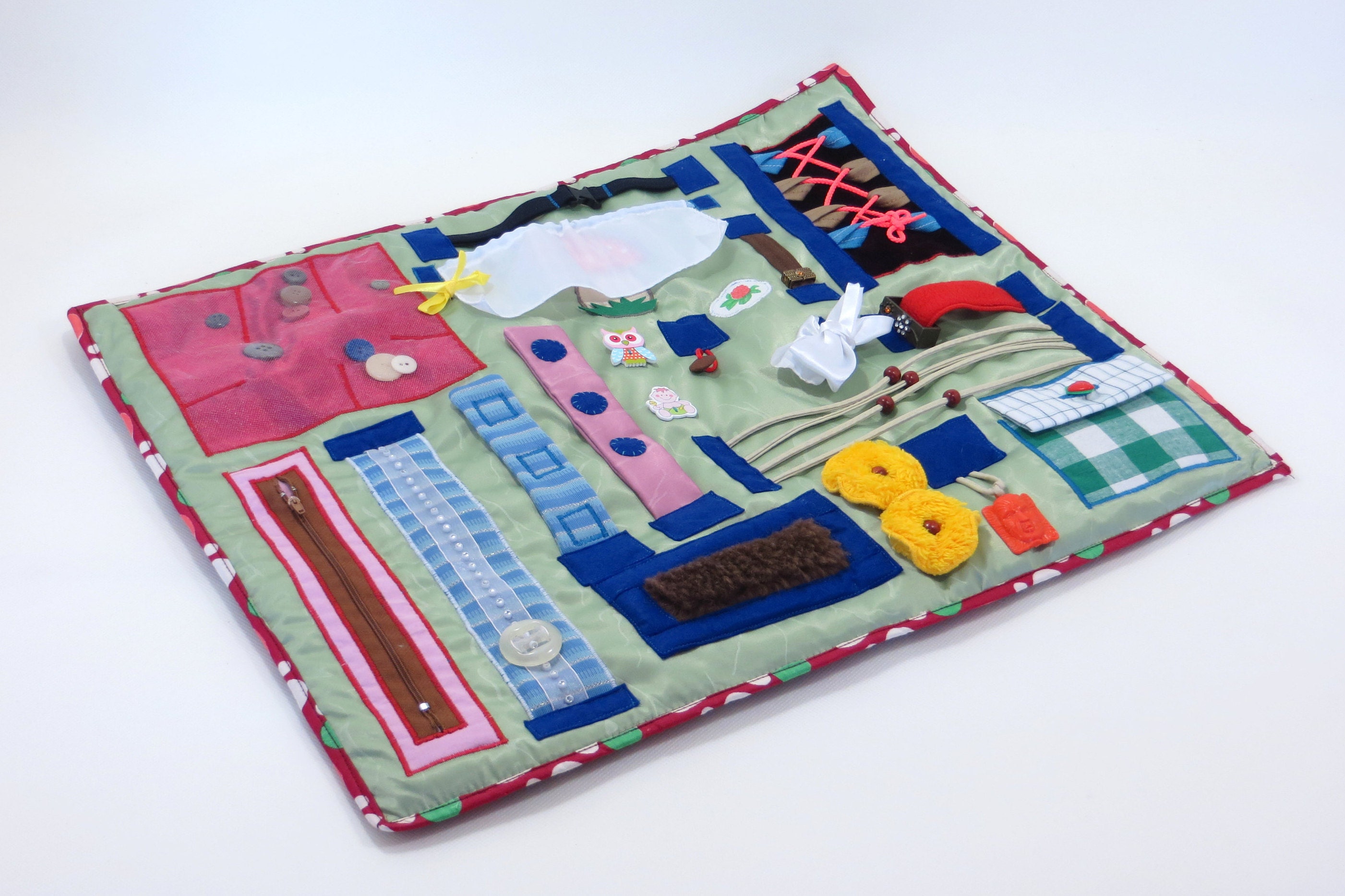 Alzheimers Sensory Fidget blanket Autism fidget quilt Stroke