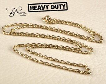 14K Gold Chain Necklace Mens Gold Chain for Men Anchor Gold Chain Solid Gold Durable Gold Chain Mens Chain Necklace Mens Anchor Chain