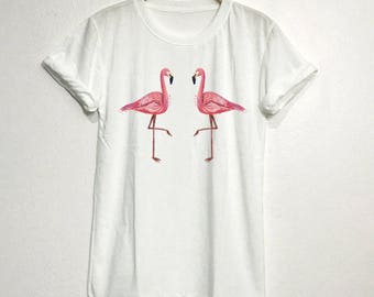 pink flamingo shirt womens