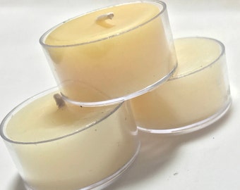 Beeswax Tealight Candles in Container-3 Pack
