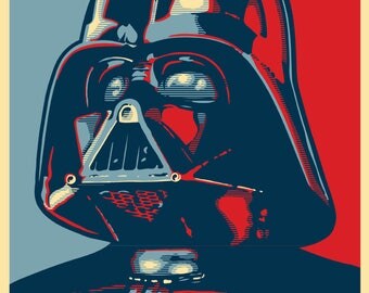 VADER 2020 "HOPE" Style Election Posters - 11"x17" - Darth Vader - Star Wars