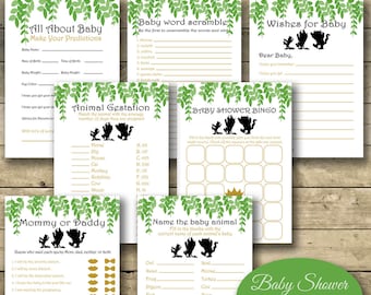 Where The Wild Things Are Baby Shower Games, Baby Shower Games, Printable Baby Shower Games