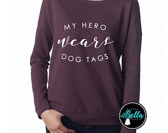 My Hero, Dog Tags, Military, Military Wife, Military Girlfriend, Military Love, Mom, Dad, Tanks, Gifts, Military Dog Tags, Military Support