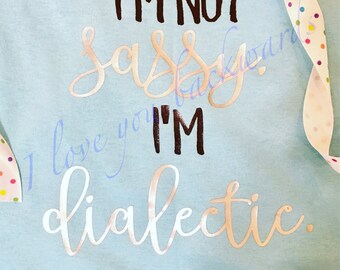 Dialectic Child's Shirt: Classical Conversations