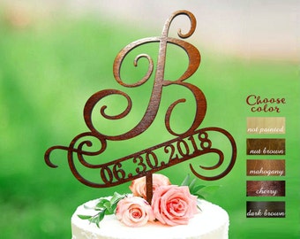 Letter B Cake Topper Toppers For Wedding Rustic Initial Letter B Cake Topper Toppers For Wedding Rustic Initial