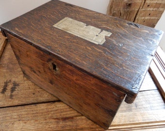 Early 19th Century Oak Box