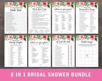 Bridal shower bingo | Etsy