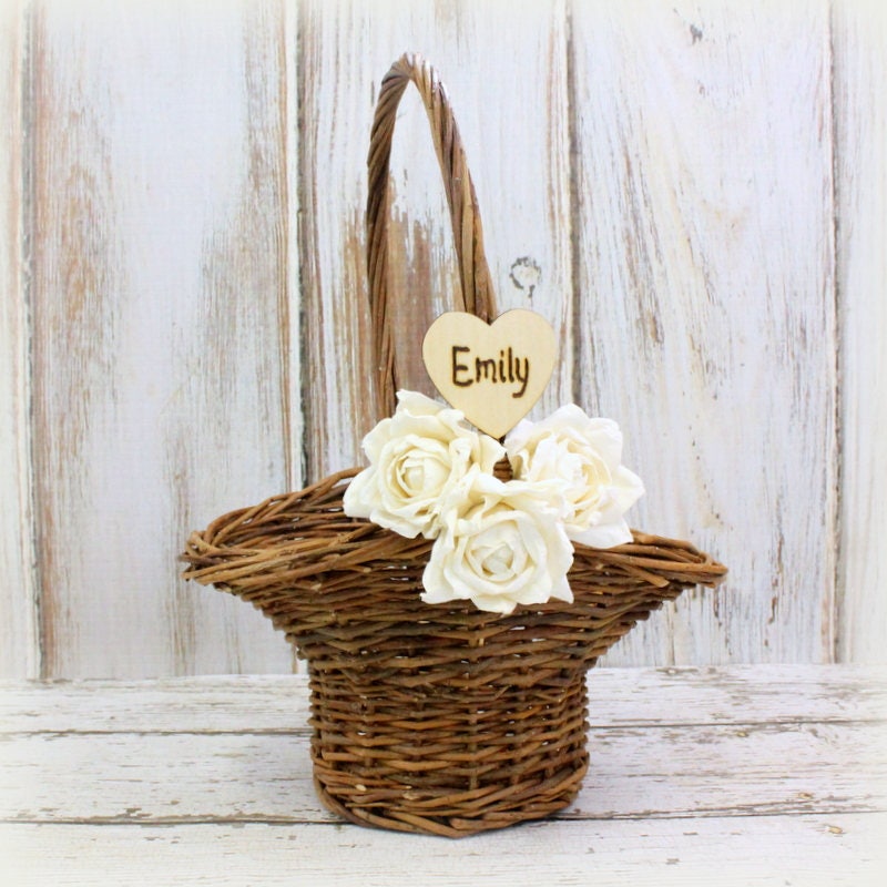 Barn Rustic Wedding Boho Wedding Flower Girl Baskets