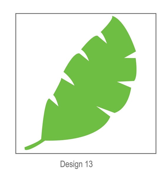 Download SVG Digital Leaf Template 13 Cricut and Silhouette Ready