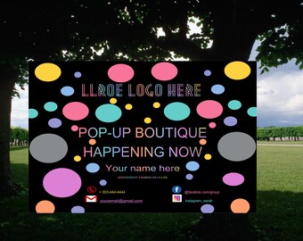 Llr yard sign Lula banner LLR pop up Lula boutique lu la roe sign home office approved yard signs llr big banner lula branding home office