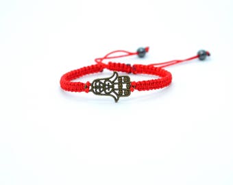 Fatima's hand bracelet Hamsa evil eye Evil eye bracelet Red Thread Bracelet Red String Bracelet Amulet Bracelet Talisman protection