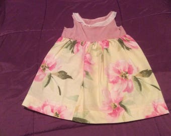 Girls Sundress in Pink Floral size 3-4