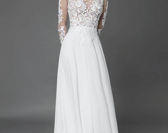 13298 Ecru Tasseled Lace Dress